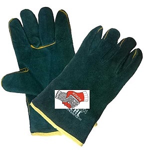Перчатки зеленые цельноспилковые "Изумруд" 1/60 ст. арт. А0801 (Р2005)
